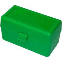 MTM CASE-GARD R-50 Series 50rd Medium Green Rifle Ammo Box (RM5010)