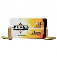 ARMSCOR .30 Carbine 110Gr FMJ 50rd Box Rifle Ammo (FAC30CIN)