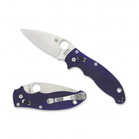 SPYDERCO Manix 2 CPM S110V 3.37in G-10 Dark Blue Knife (C101GPDBL2)