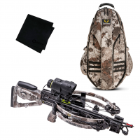 TENPOINT Havoc RS440 XERO Veil Alpine Crossbow Package with Halo Veil Alpine Bowpack and Microfiber Cleaning Cloth (TENP-CB21008-6279-HCA-20120-GRITMF)
