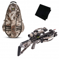 TENPOINT Havoc RS440 Veil Alpine Crossbow Package with Halo Veil Alpine Bowpack and Microfiber Cleaning Cloth (TENP-CB21008-6289-HCA-20120-GRITMF)