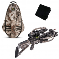 TENPOINT Siege RS410 Veil Alpine Crossbow Package with Halo Veil Alpine Bowpack and Microfiber Cleaning Cloth (TENP-CB21012-6819-HCA-20120-GRITMF)