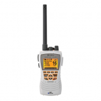 COBRA Marine HH600W DSC Floating VHF With Built-in GPS And Bluetooth 6W White Radio (MRHH600WFLTGPSBT)