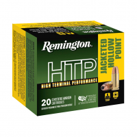 REMINGTON HTP 380 Auto 88 Grain JHP 20rd/Box Handgun Ammo (22248)