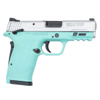 SMITH & WESSON M&P9 Shield EZ 9mm 3.67in 8rd Robins Egg Blue/Silver Pistol (13317)