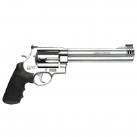 S&W 500 S&W Magnum 8.4in 5rd Satin Stainless Revolver with Hi-Viz Sights (163501)