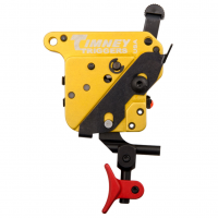 TIMNEY TRIGGERS Calvin Elite Black/Yellow 8oz Custom Trigger with Safety for Remington 700 (520CE-A)