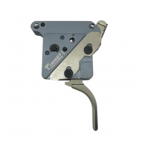 TIMNEY TRIGGERS Hit 8oz Nickel-Plated RH Straight Trigger for Remington 700 (The-Hit-ST-16)