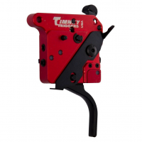 TIMNEY TRIGGERS 2-Stage Black/Red RH Straight Trigger with Safety for Remington 700 (533-ST)