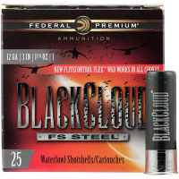 FEDERAL Black Cloud, 12 Gauge  3in  1-1/4 oz #3 25 Shells/Box Ammo (PWBX1423)