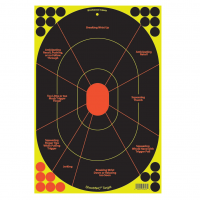 BIRCHWOOD CASEY Shoot-N-C 12x18in Handgun Trainer Targets, 40-Pack (34657)
