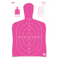 BIRCHWOOD CASEY Eze-Scorer 23x35in BC-27 Pink Target, 100-Pack (37040)