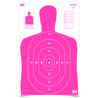 BIRCHWOOD CASEY Eze-Scorer 23x35in BC-27 Pink Target, 5-Pack (37039)