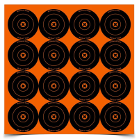 BIRCHWOOD CASEY Big Burst 3in Bull's-Eye Target, 16 per Page/3 Pages (36348)