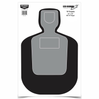 BIRCHWOOD CASEY Eze-Scorer 12x18in BC-19 Target, 10-Pack (37201)