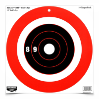 BIRCHWOOD CASEY Rigid 12in Bull's-Eye DH Target, 10-Pack (37211)
