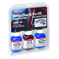 BIRCHWOOD CASEY Deluxe Perma Blue Liquid Gun Blue & Tru-Oil Gun Stock Finish Kit (20001)