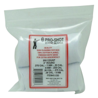 PRO-SHOT PRODUCTS 270-38 Cal 2in Round 250 Count Patches (2-250)