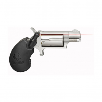 NORTH AMERICAN ARMS 22 Mag 5rd 1.13in SS with Viridian Laser Black Polymer Grip Mini-Revolver (22MSVL)