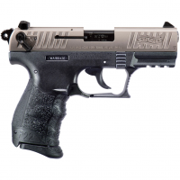 WALTHER P22Q .22 L.R. 3.4in Steel Threaded 10rd Nickel Pistol (5120725)