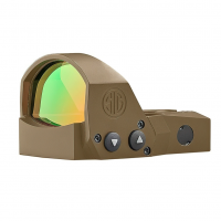 SIG SAUER Romeo1pro 6 MOA Steel Shroud FDE Red Dot Sight (SOR1P103)