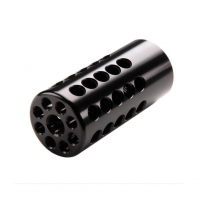 TACTICAL SOLUTIONS .920 Diameter Gloss Black Compensator For Ruger 10/22 (1022CMP-BLK)