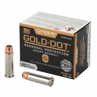 SPEER Gold Dot Personal Protection 38 Special +P 135gr HP Short Barrel 20 Bx Handgun Ammo (23921GD)