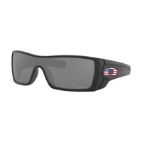 OAKLEY SI Batwolf Matte Black USA Flag /Prizm Black Lens Sunglasses (OO9101-5927)