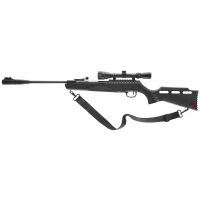 Umarex Targis Hunter Max Air Rifle, .22 Pellet, 800 Feet Per Second, Black, w/3-9X32 Scope, Nucleus Rail, Single Shot, Silencair Non-Removable Suppressor 2244241