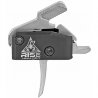 Rise Armament High Performance Trigger, Silver Finish, Anti Walk Pins RA-434-SLVR-AWP