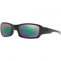 OAKLEY SI Fives Squared Matte Black/Prizm Maritime Polarized Sunglasses (OO9238-15)