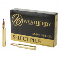 Weatherby Select Plus Ammunition, 300 Weatherby Magnum, 180 Grain, Barnes Tipped Triple Shock X, 20 Round Box, California Certified Nonlead Ammunition B300180TTSX