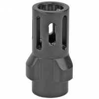 Angstadt Arms Flash Hider, 3 Lug, 9MM, 1/2x36 Threads, 1.42" Length, Nitride Finish, Black Color ANGAA093LHB36