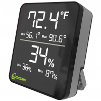 Lockdown Digital Wireless Hygrometer, Black 1116774