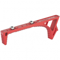 Strike Industries Link Curved Foregrip, Red, Fits MLOK and Keymod SI-LINK-CFG-RED