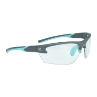 Radians Lowset Ladies Glasses, Aqua and Charcoal/Clear WS2310CS