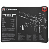 TekMat 1911 Ultra Premium Gun Cleaning Mat, 15"x20", Includes Small Microfiber TekTowel, Packed In Tube TEK-R20-1911