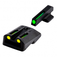 TRUGLO TFO Green Front/Yellow Rear Handgun Set for 1911 with Novak Cut .270/.450 (TG131NT2Y)