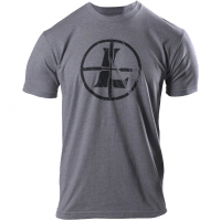 LEUPOLD Distressed Reticle Graphite Heather M Tee (177620)