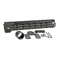 Midwest Industries Gen 4 M-Series Handguard, M-LOK, Fits AR-15 Rifles, 12.625", Black MI-G4M12.625