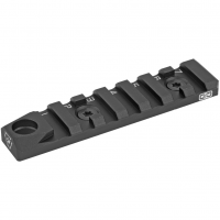 Strike Industries LINK, Rail Section, 7 Slots, Includes QD Attachment Point, Fits M-LOK/KeyMod Rail Systems, Black SI-Link-RS-7-QD-BK