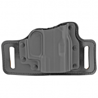 Galco Tacslide Belt Holster, Fits Sig Sauer P320C 9/40, P320F 9/40, P320SC 9/40, Right Hand, Black Leather/Kydex TS820B