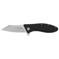 Kershaw GRINDER, Folding Knife/Assisted, 4CR13MOV, Bead-Blasted, Plain, Drop Point, SpeedSafe, Flipper, Liner Lock, Reversible Carry, 3.25", Glass-Filled Nylon, Box 1319