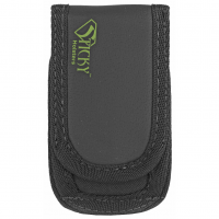 Sticky Holsters Super Mag Pouch, Fits Flashlights, Any Pistol Magazine, Built in Pocket for License, Black Finish SMP1