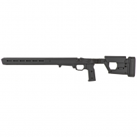 Magpul Industries Pro 700L Fixed Chassis, Fits Remington 700 Long Action, Fits Most Long Action AICS Pattern Magazines, Ambidextrous, Billet Aluminum/Magpul Polymer Material, Black MAG1003-BLK