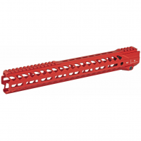 Strike Industries Strike Rail MLOK Handguard, Red, Fits AR Rifles, 15.5" SI-STRIKERAIL-155-RED