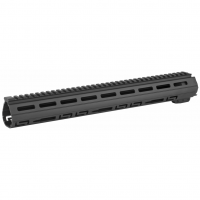 Luth-AR Palm Handguard, 15", M-LOK, Aluminum, Free Float, Barrel Nut Included, Fits AR-15 Rifles, Black HG-V-15M