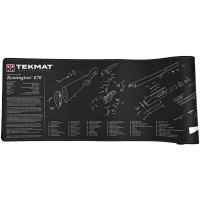 TekMat Ultra Mat, Remington 870, Thermoplastic Surface Protects Gun From Scratching, 1/4" Thick, 15"x44", Tube Packaging, Black TEK-R44-REM-870