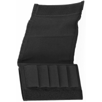 Uncle Mike's Uncle Mike's, Buttstock Shell Holder, For Shotgun, with Flap, Black 88492