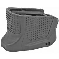 Strike Industries Enhanced Magazine Plate for Glock 43, +2, Black SI-EMP-G43-BK